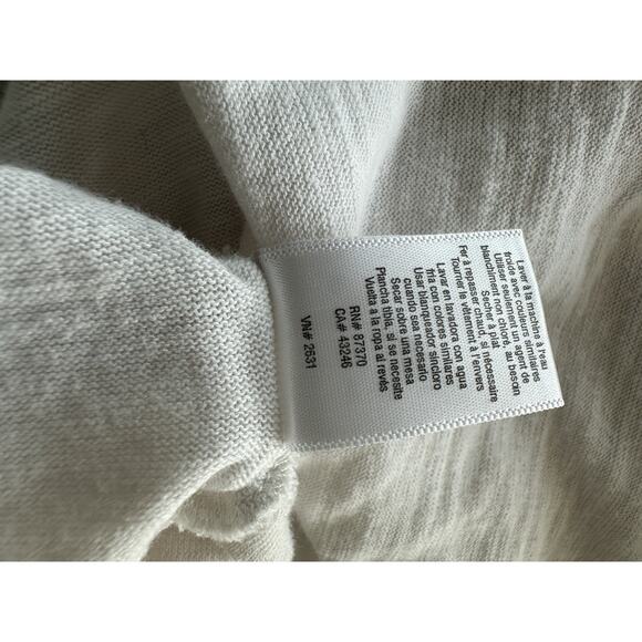 Alo White Long Sleeve Cowl Neck Pullover Top Kangaroo Pocket Women's Small - Picture 10 of 16